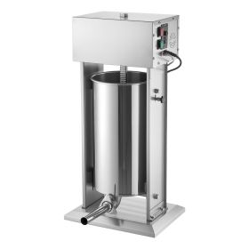 VEVOR Electric Sausage Stuffer, 55 LBS / 25 L Vertical Meat Stuffer, Stepless Speed Control and Foot Pedal
