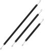 VEVOR Rubber Bungee Cords, 11 Pack 9", 21 Pack 15", 21 Pack 21", Natural Rubber Tie Down Straps with S Hooks
