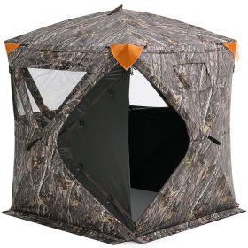 VEVOR Hunting Blind, 270° Ground Blind, 1-2 Person Pop Up Deer Blind for Hunting with Carrying Bag, Portable Resilient Hunting Tent