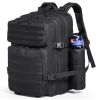 Tactical Backpack, 45L Military Tactical Backpack with Molle Design & 3 Compartments, Army Assault Pack Bag for Men and Women