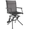 VEVOR Hunting Chair, 360° Silent Swivel, Foldable Lightweight Portable Blind Chair, Heavy-Duty Steel Frame Ground Stool Seat, with Armrest