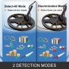 VEVOR Metal Detector Waterproof Disc Metal detectors Underwater Underground high Accuracy LCD Display Metal Detector for Adults and Children Headphone