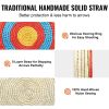 VEVOR Archery Target, 5 Layers 20" Arrow Target, Traditional Solid Straw Round Archery Target Shooting Bow, Hand-Made Arrows Target