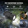 VEVOR Rechargeable Spotlight Flashlight, 200,000 Lumens, IP67 Waterproof Handheld LED Spot Light