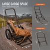 VEVOR Deer Cart, 300 LBS Capacity Folding Game Cart, Deer Cart Game Hauler with Big Rubber Wheels & Ergonomic Handle, Heavy-Duty Game Cart Accessories