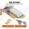 VEVOR Whetstone Knife Sharpening Kit, 2 Dual-Sided Grit Whetstones 400/1000 3000/8000, 10PCS Knife Sharpener Kit with 3 Non-Slip Bases