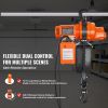 VEVOR Electric Chain Hoist, 2200 lbs Load, 20 ft Lifting Height, 6.9 ft/min Speed, 120V, Single Phase Overhead Crane with Chain