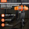 VEVOR Electric Chain Hoist, 2200 lbs Load, 20 ft Lifting Height, 6.9 ft/min Speed, 120V, Single Phase Overhead Crane with Chain