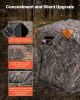 VEVOR Hunting Blind, 270° Ground Blind, 1-2 Person Pop Up Deer Blind for Hunting with Carrying Bag, Portable Resilient Hunting Tent