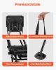 VEVOR Hunting Chair, 360° Silent Swivel, Foldable Portable Blind Chair, Heavy-Duty Steel Frame Ground Stool Seat, with Armrests