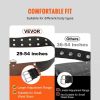 VEVOR 13 Pockets Tool Belt, Adjusts from 29 Inches to 54 Inches, Leather Heavy Duty Tool Pouch Bag with Dual Hammer Loops, Tool Bag for Electrician