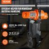 VEVOR Electric Chain Hoist, 2200 lbs Load Capacity, 10 ft Lifting Height, 6.9 ft/min Speed, 120V, Single Phase Overhead Crane with Chain