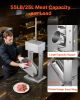 VEVOR Electric Sausage Stuffer, 55 LBS / 25 L Vertical Meat Stuffer, Stepless Speed Control and Foot Pedal