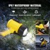 VEVOR Rechargeable Spotlight Flashlight, 1000,000 Lumens, IP67 Waterproof Handheld LED Spot Light