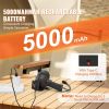 VEVOR Rechargeable Spotlight Flashlight, 200,000 Lumens, IP67 Waterproof Handheld LED Spot Light