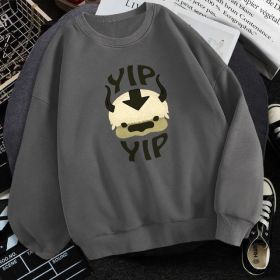 Man New Fleece Sweatshirts Avatar The Last Airbender (Option: Dark grey-L)