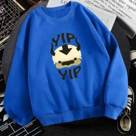 Man New Fleece Sweatshirts Avatar The Last Airbender (Option: 02.Blue-M)