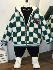 Versatile Fashion Trend Warm Jacket Clothing (Option: Green-XL)