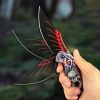 Portable Folding Knife For Camping, Hunting, Fishing, Hiking. With Broken Glass Function, Pocket Clip. A Gift For My Father.