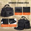 VEVOR Range Bag for 4 Pistols, Tactical Gun Range Bag with 3 Detachable Baffles & 6 Magazines