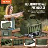 VEVOR Range Bag for 4 Pistols, Tactical Gun Range Bag with 3 Detachable Baffles & 6 Magazines