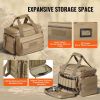 VEVOR Range Bag for 4 Pistols, Tactical Gun Range Bag with 3 Detachable Baffles & 6 Magazines
