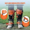 VEVOR Tree Climbing Spikes, 1 Pair Alloy Steel Climbing Spurs, 350lbs Load Capacity Tree Climbing Gear with Straps and Spike Protectors