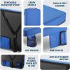 Alpcour Portable Extra Thick Stadium Seat Cushion - 21x 15 Inch Bleacher Cushion with Side Pocket