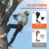 VEVOR Tree Climbing Spikes, 1 Pair Alloy Steel Climbing Spurs, 350lbs Load Capacity Tree Climbing Gear with Straps and Spike Protectors