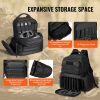 VEVOR Tactical Range Backpack for 6 Pistols, Gun Backpack with 6 Independent Pistol Bags & 10 Magazines, Pistol Backpack for Outdoor Hunting Shooting