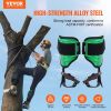 VEVOR Tree Climbing Spikes, 1 Pair Alloy Steel Climbing Spurs, 350lbs Load Capacity Tree Climbing Gear with Straps and Spike Protectors