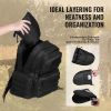 VEVOR Tactical Range Backpack for 6 Pistols, Gun Backpack with 6 Independent Pistol Bags & 10 Magazines, Pistol Backpack for Outdoor Hunting Shooting